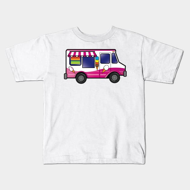 IceCream!!!! Kids T-Shirt by studioretardo